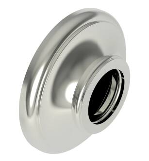 Ginger 4539B/PN Shower Rod Brackets From The Columnar Collection in Polished Nickel