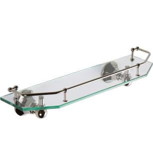 Ginger 635T-24/PN Empire 24" Shelf With Rail in Polished Nickel