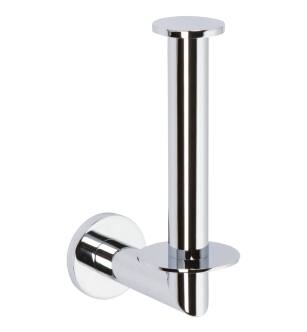 Ginger 4607/PC Kubic Single Post Spare Tissue Paper Holder in Polished Chrome