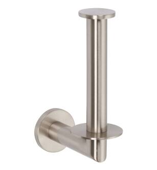 Ginger 4607/SN Kubic Single Post Spare Tissue Paper Holder in Satin Nickel