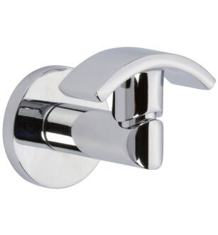 Ginger 0210/PC Sine Single Robe Hook in Polished Chrome