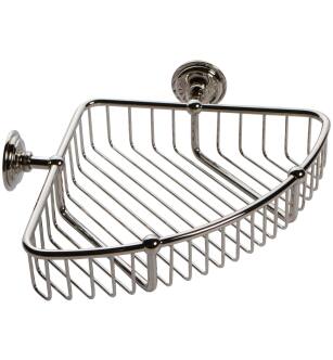 Ginger 26554/PN 9" Corner Basket From The London Terrace Collection in Polished Nickel
