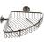 Ginger 26554/PN 9" Corner Basket From The London Terrace Collection in Polished Nickel