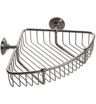 Ginger 26554/SN 9" Corner Basket From The London Terrace Collection in Satin Nickel
