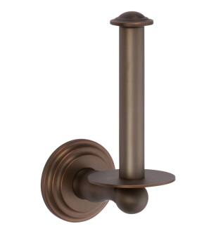 Ginger 1107/ORB Chelsea Single Post Toilet Paper Holder in Oil Rubbed Bronze (Hand Relieved)
