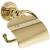 Ginger 1127/PB Chelsea Single Post Toilet Paper Holder With Cover in Polished Brass