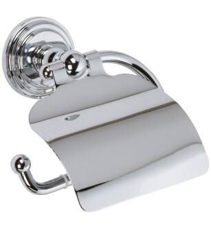 Ginger 1127/PC Chelsea Single Post Toilet Paper Holder With Cover in Polished Chrome