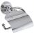 Ginger 1127/PC Chelsea Single Post Toilet Paper Holder With Cover in Polished Chrome
