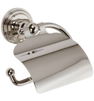 Ginger 1127/PN Chelsea Single Post Toilet Paper Holder With Cover in Polished Nickel