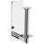 Ginger 2807/PC Surface Single Post Vertical Toilet Paper Holder in Polished Chrome