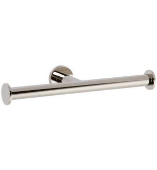 Ginger 4609/PN Kubic Single Post Double Roll Tissue Paper Holder in Polished Nickel