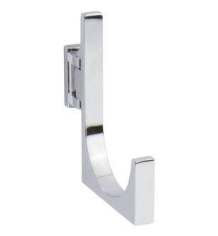 Ginger 3005/PC Frame Pivoting Single Robe Hook in Polished Chrome