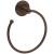 Ginger 1121/ORB Chelsea 7" Wall Mounted Towel Ring in Oil Rubbed Bronze (Hand Relieved)