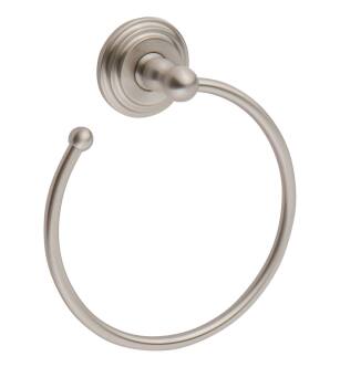 Ginger 1121/SN Chelsea 7" Wall Mounted Towel Ring in Satin Nickel