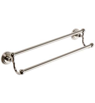 Ginger 1122-18/PN Chelsea 18" Double Towel Bar in Polished Nickel