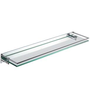 Ginger 2835T-24/PC Surface 24" Shelf With Rail in Polished Chrome