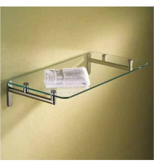 Ginger 024X-24TSCL 24" Tempered Replacement Glass Hotel Shelf From The Sine Collection in N/A