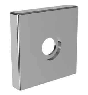 Ginger 524B/PC Hotel Shelf Mounting Kit From The Lineal Collection in Polished Chrome
