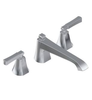 Graff G-6852-LM47B-BK Finezza DUE 8 3/8" Double Handle Widespread/Deck Mounted Roman Tub Faucet