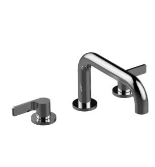 Graff G-6750-LM46B-PC Terra 7 1/2" Double Handle Widespread/Deck Mounted Roman Tub Faucet in Chrome