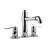 Graff G-2150-LM20B-PC Bali 7 7/8" Double Handle Widespread/Deck Mounted Roman Tub Faucet in Chrome