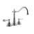 Graff G-2550-LM34-PC Canterbury 7 7/8" Double Handle Widespread/Deck Mounted Roman Tub Faucet in Chrome