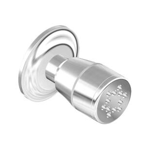 Graff G-8482-PC 2 5/8" Wall Mount Body Spray with Solid Brass Swivel Head in Chrome