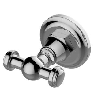 Graff G-9704-PC Camden 2 3/8" Wall Mount Double Robe/Towel Hook in Chrome