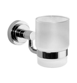 Graff G-9142-PC 2 1/8" Wall Mount Tumbler and Holder in Chrome