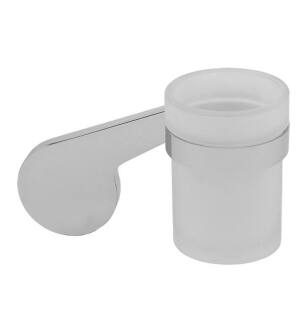 Graff G-9202-PC Sento 3 1/8" Wall Mount Tumbler and Holder in Chrome