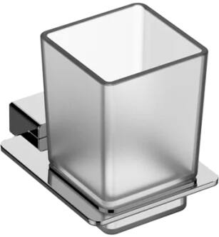 Graff G-9802-PC Incanto 2 5/8" Wall Mount Tumbler and Holder in Chrome