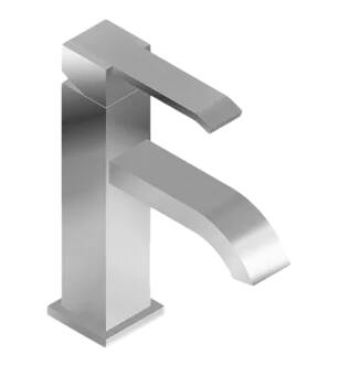 Graff G-6203-LM38M-PC Qubic 4 3/4" Single Hole Bathroom Sink Faucet in Chrome