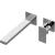 Graff G-11236-LM55W-PC Incanto 9 1/4" Single Handle Wall Mount Widespread Bathroom Sink Faucet in Chrome