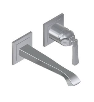 Graff G-6835-LM47W-PC Finezza 7 1/2" Single Handle Wall Mount Widespread Bathroom Sink Faucet in Chrome