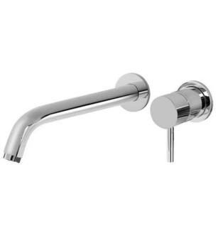 Graff G-6136-LM41W-PC M.E. 9 1/4" Single Handle Wall Mount Widespread Bathroom Sink Faucet in Chrome