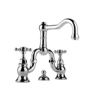 Graff G-3800-C2-PC Canterbury 6 3/8" Double Handle Widespread Bridge Bathroom Sink Faucet in Chrome