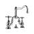 Graff G-3800-C2-PC Canterbury 6 3/8" Double Handle Widespread Bridge Bathroom Sink Faucet in Chrome