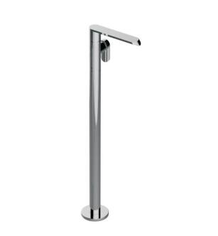 Graff G-6615-LM45N-PC Phase 8 3/4" Single Hole Floor Mount Vessel Filler in Chrome