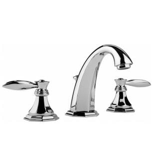 Graff G-1900-LM14-PC Topaz 5" Double Handle Widespread Bathroom Sink Faucet in Chrome