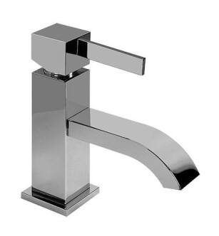 Graff G-6201-LM39M-PC Qubic Tre 4 1/4" Single Hole Bathroom Sink Faucet in Chrome