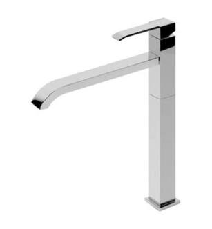 Graff G-6208-LM38M-PC Qubic 8 1/4" Single Hole Bathroom Sink Faucet in Chrome