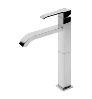 Graff G-6207-LM38M-PC Qubic 6 1/2" Single Hole Bathroom Sink Faucet in Chrome