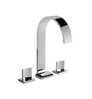 Graff G-1811-C14-PC Sade 7 1/2" Double Handle Widespread Bathroom Sink Faucet in Chrome