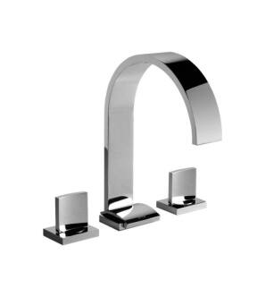 Graff G-1810-C14-PC Sade 7 1/2" Double Handle Widespread Bathroom Sink Faucet in Chrome