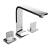 Graff G-3610-C14-PC Targa 7 1/2" Double Handle Widespread Bathroom Sink Faucet in Chrome