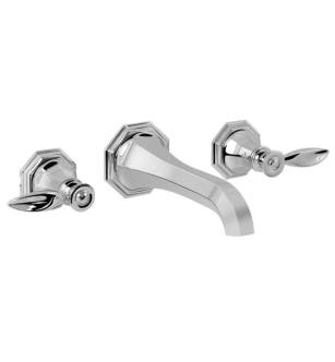 Graff G-1930-LM14-PC Topaz 7 1/8" Double Handle Wall Mount Widespread Bathroom Sink Faucet in Chrome