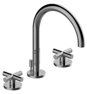 Graff G-6111-C17B-PC M.E. 25 6 3/8" Double Handle Widespread Bathroom Sink Faucet in Chrome
