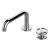 Graff G-11420-C19B-PC Harley 4 1/2" Two Hole Widespread Bathroom Sink Faucet with C19B Wheel Handle in Chrome