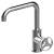 Graff G-11400-C19-PC Harley 8 3/8" Single Hole Bathroom Sink Faucet with C19 Wheel Handle in Chrome