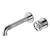 Graff G-11336-C18-PC Vintage 9 1/4" Two Hole Wall Mount Bathroom Sink Faucet with C18 Cross Handle in Chrome